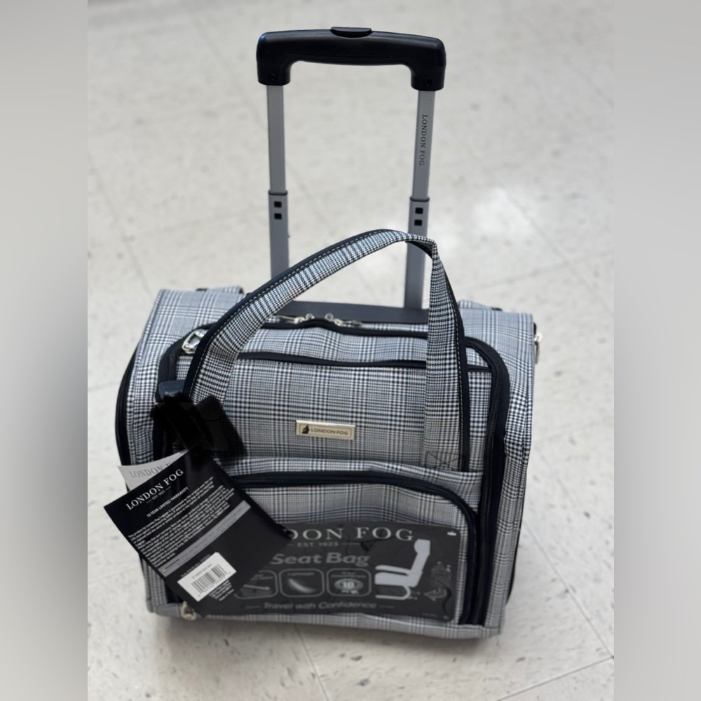 london fog under seat bag